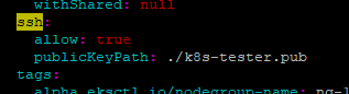 eks ssh config