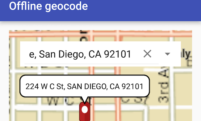 Offline Geocode App