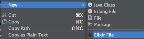 New > Elixir File