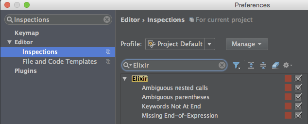 Elixir Inspections