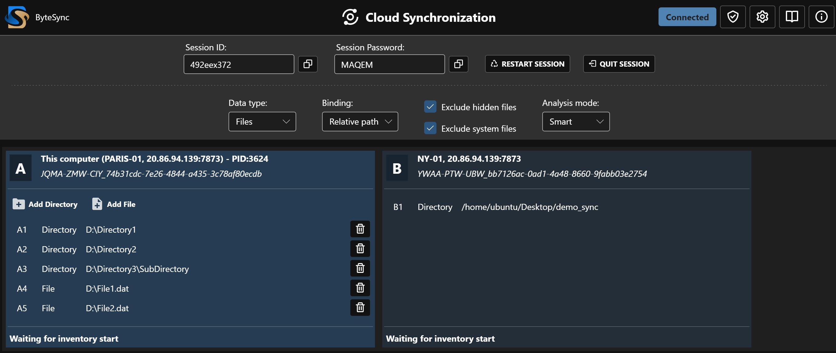 Settings & Data Sources