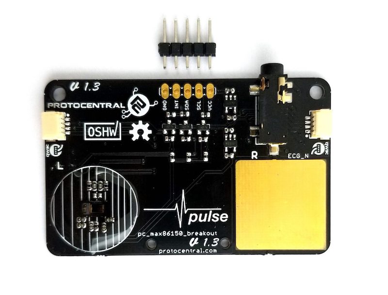 Protocentral MAX86150 PPG & ECG sensor breakout