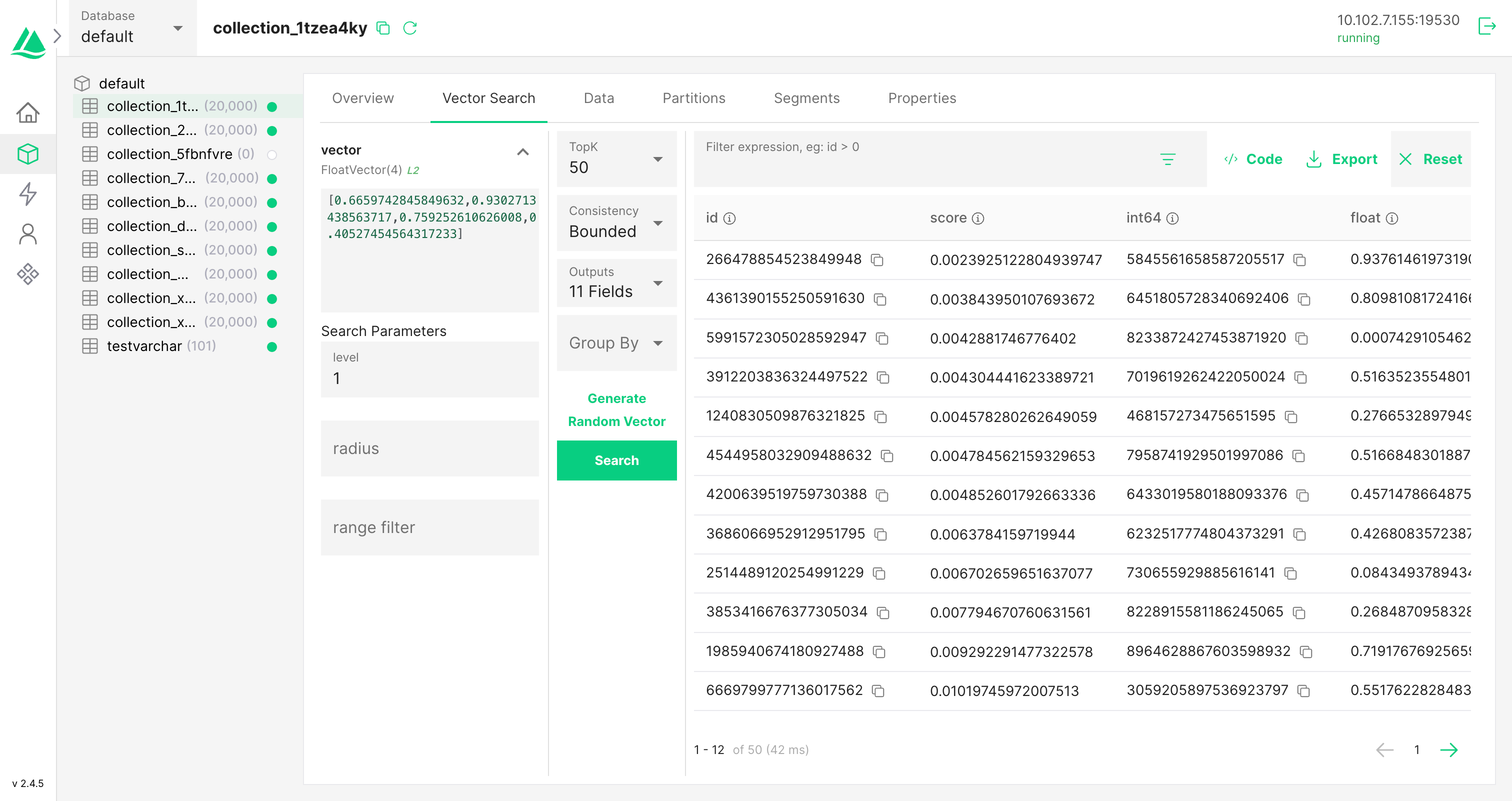 attu vector search