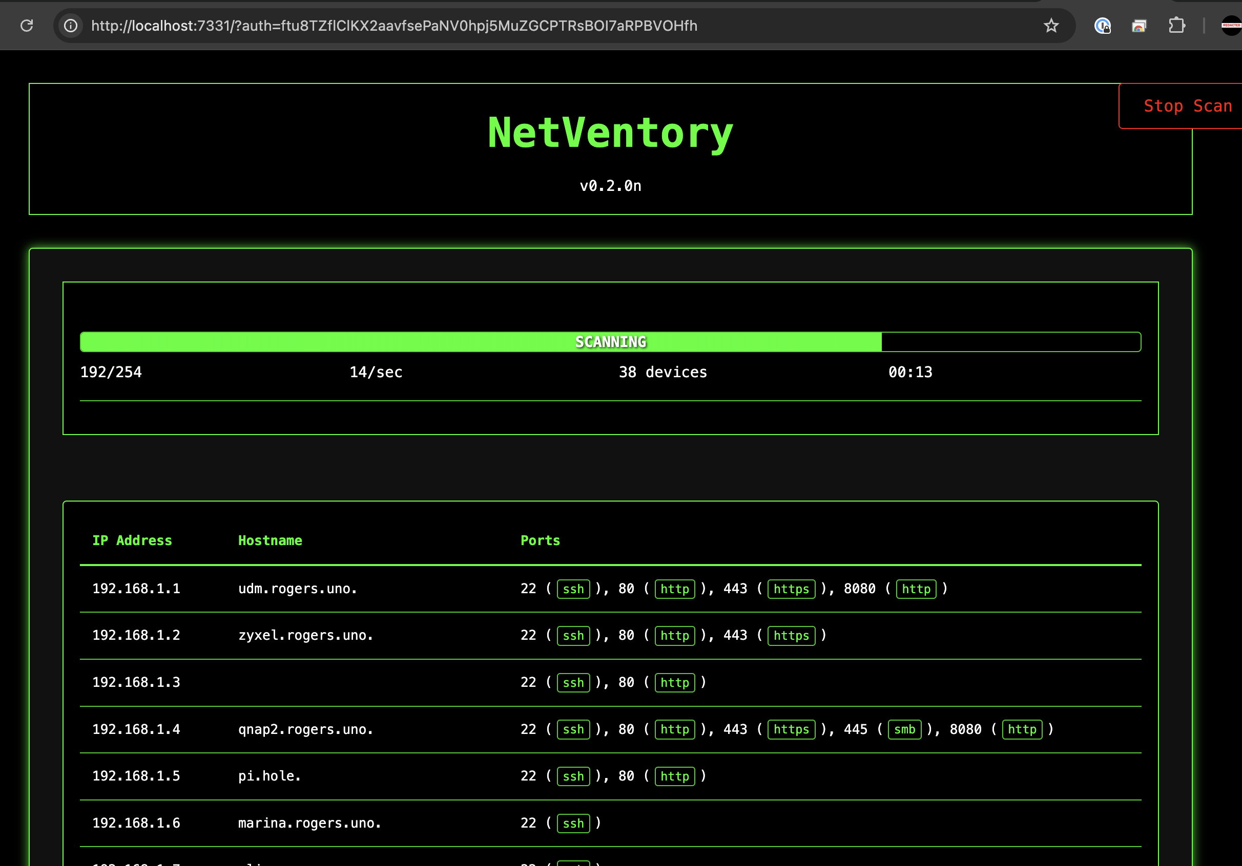 NetVentory Scanning