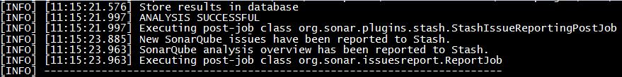 Screenshot SonarQube plugin