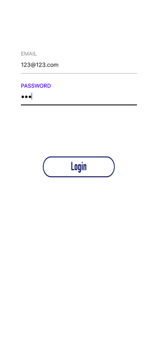 Login Screen