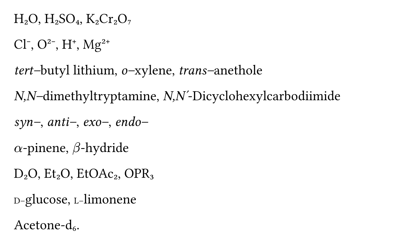 Example output