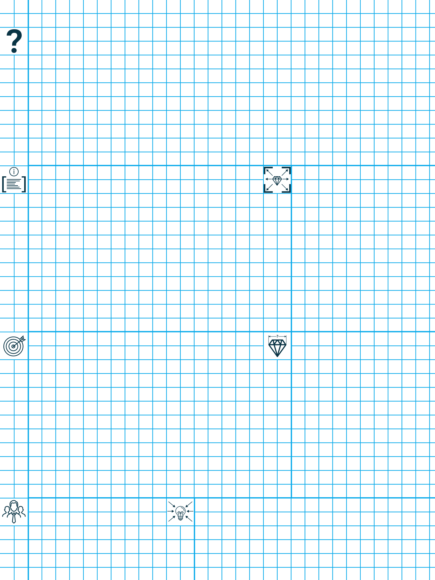 Problem Statement Worksheet with 5 mm grid