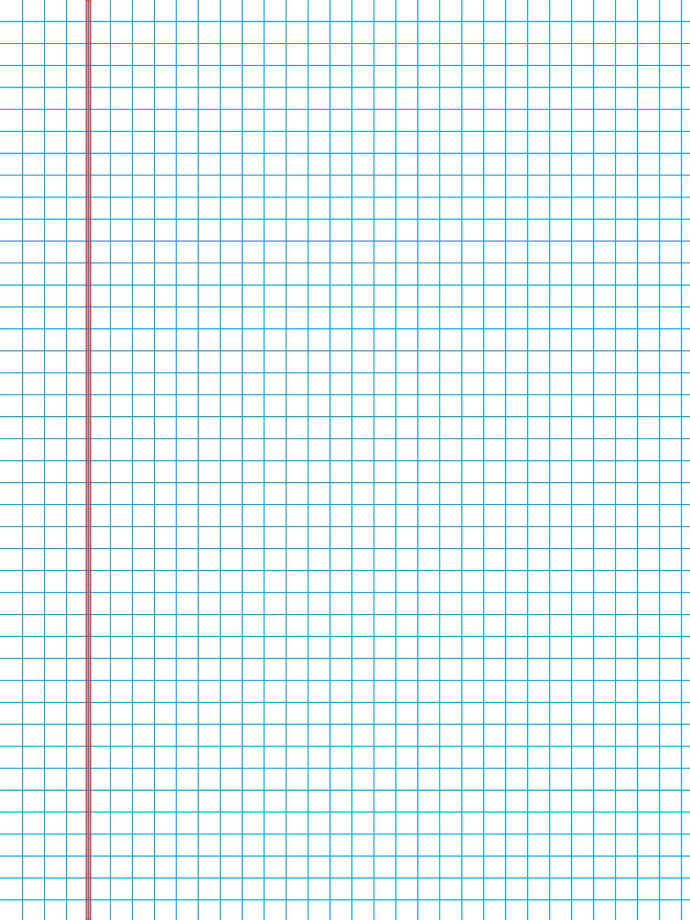 5 mm grid with a thick half-transparent margin line