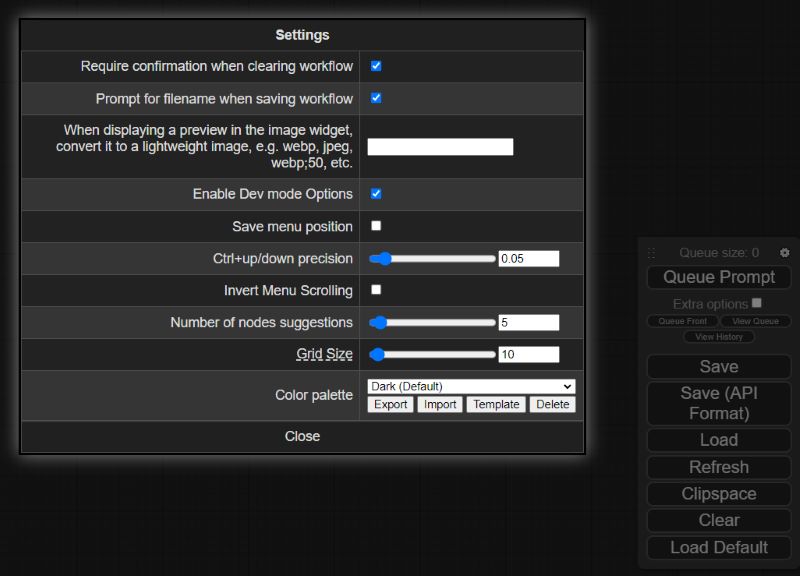 Enable Dev Mode Options