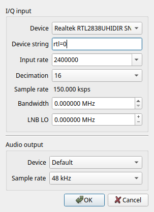 Gqrx normal mode