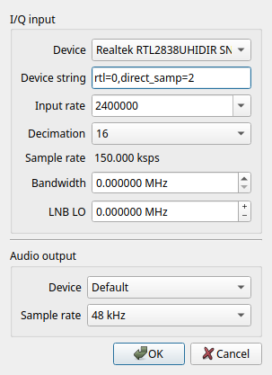 Gqrx direct sampling