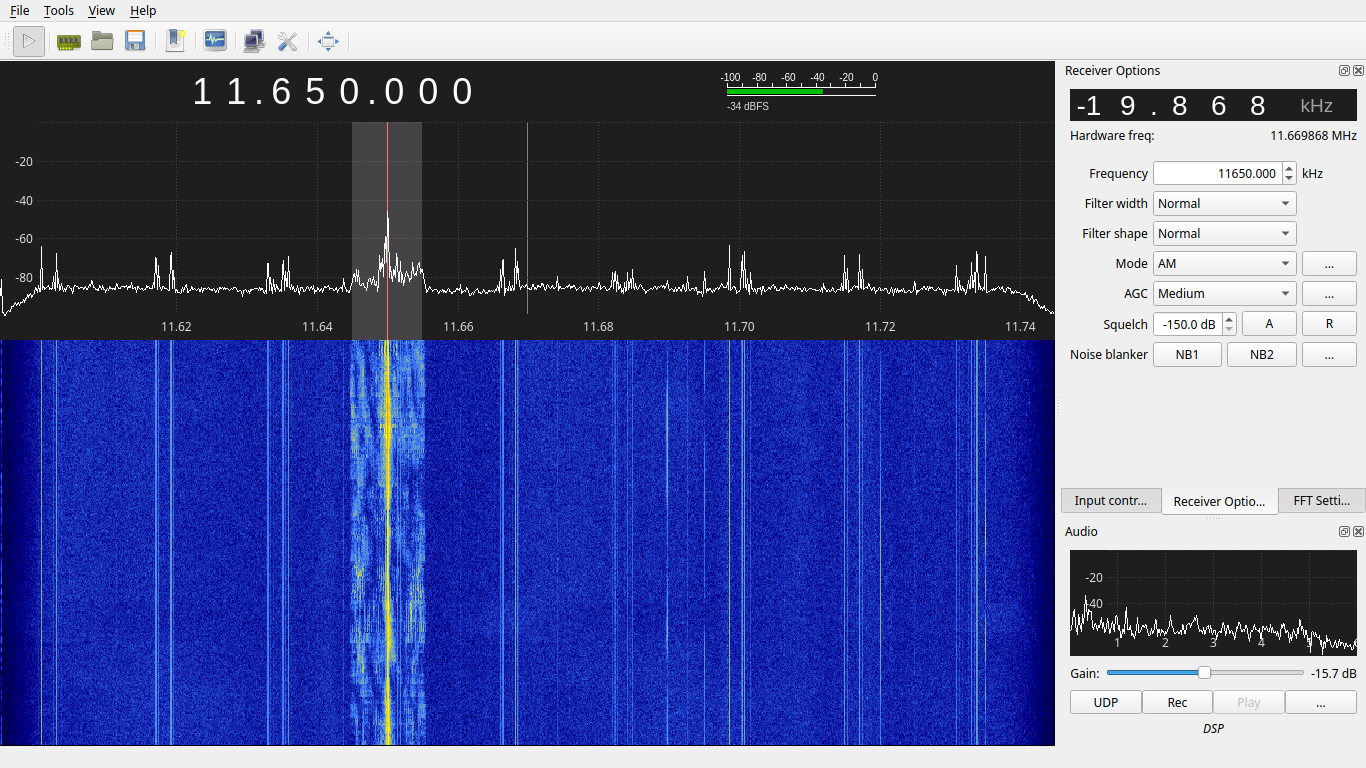 Start Gqrx