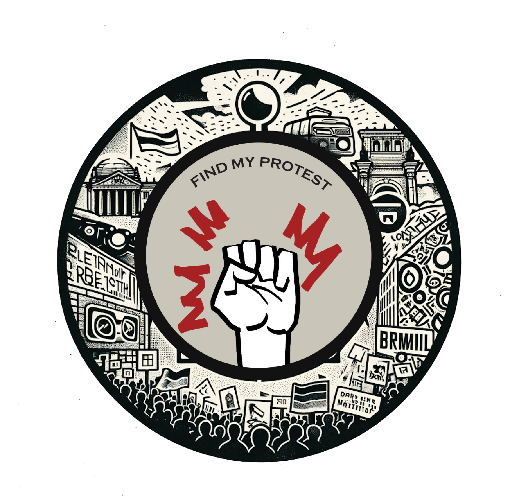 Find My Protest Logo