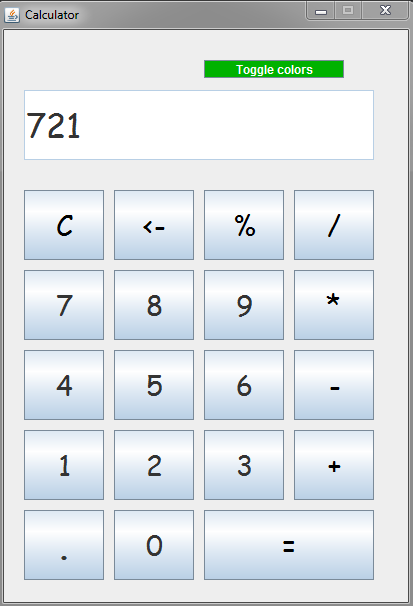 Calculator - screenshoot