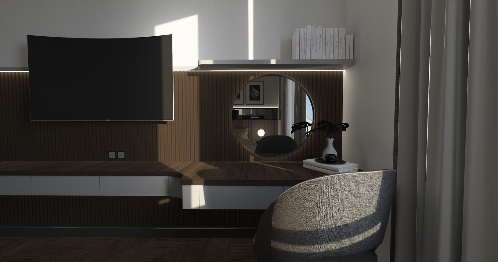 Contemporary bedroom