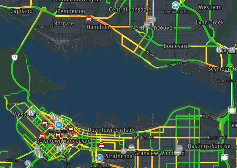 TomTom Traffic and Incidents