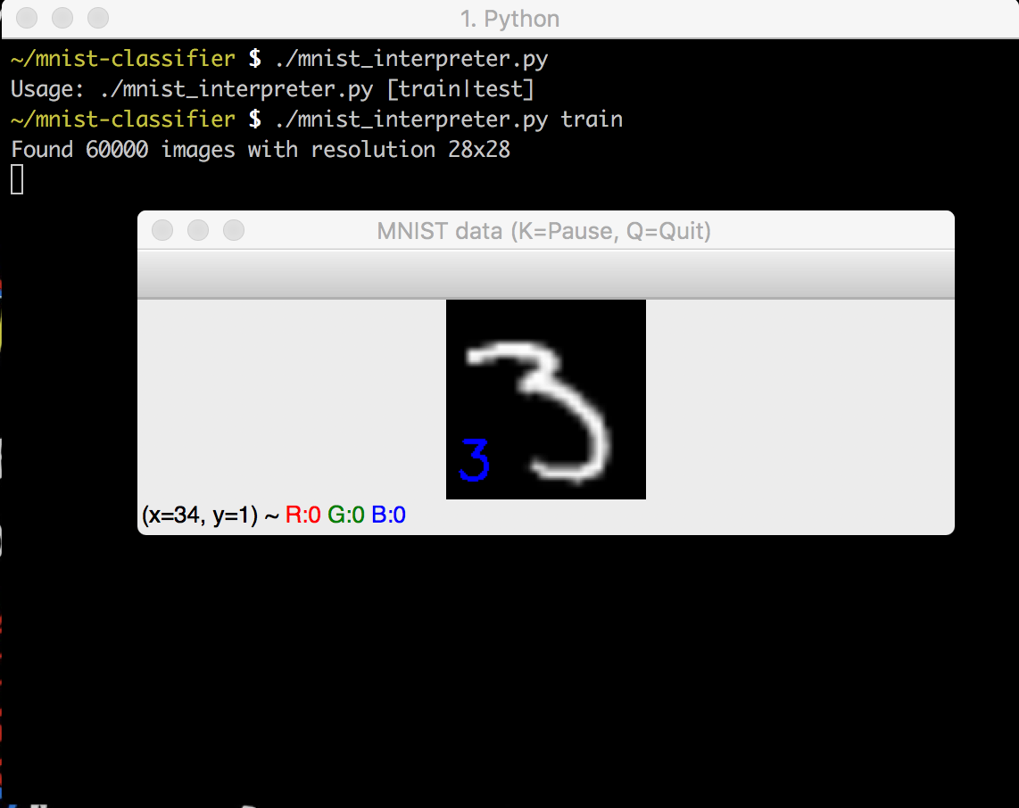 MNIST interpreter