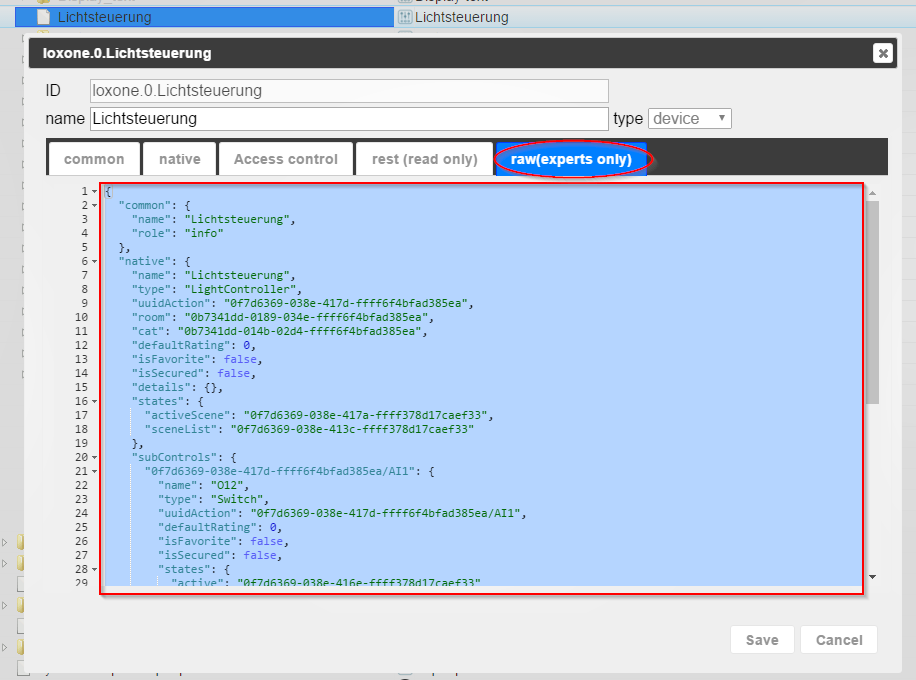 Details of missing LightController control