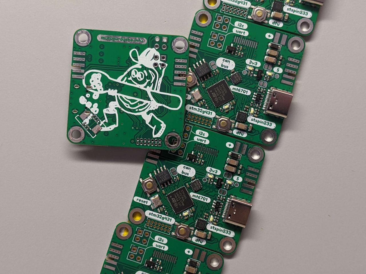 Photo of PCBs