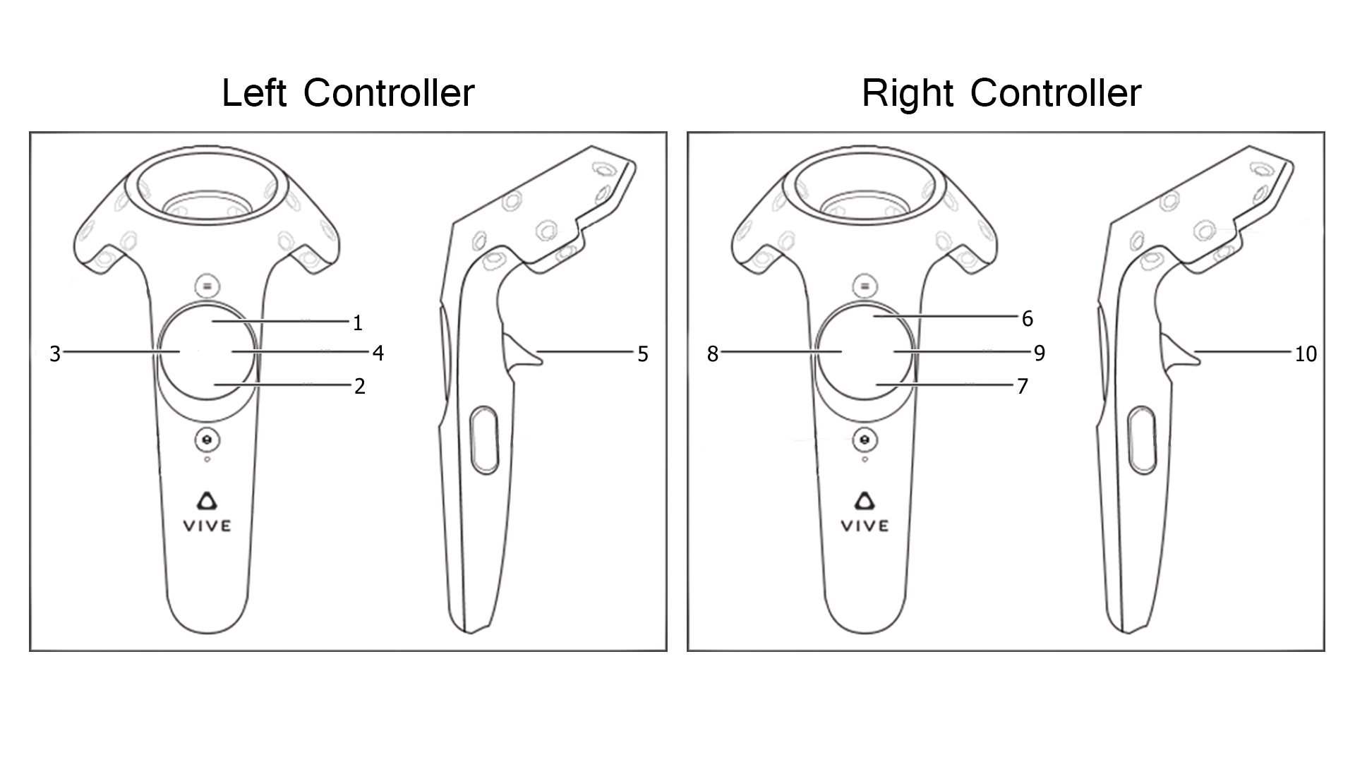 vive controller schematic