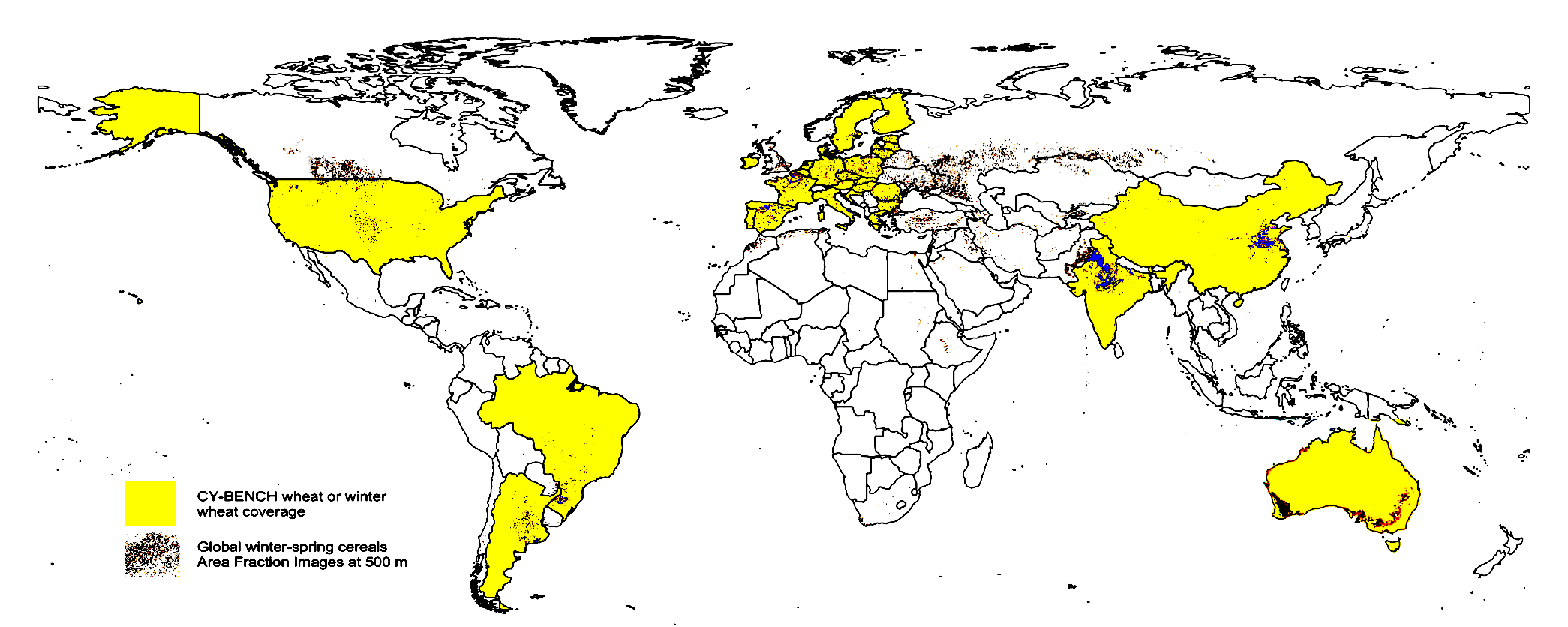 Wheat Coverage Map