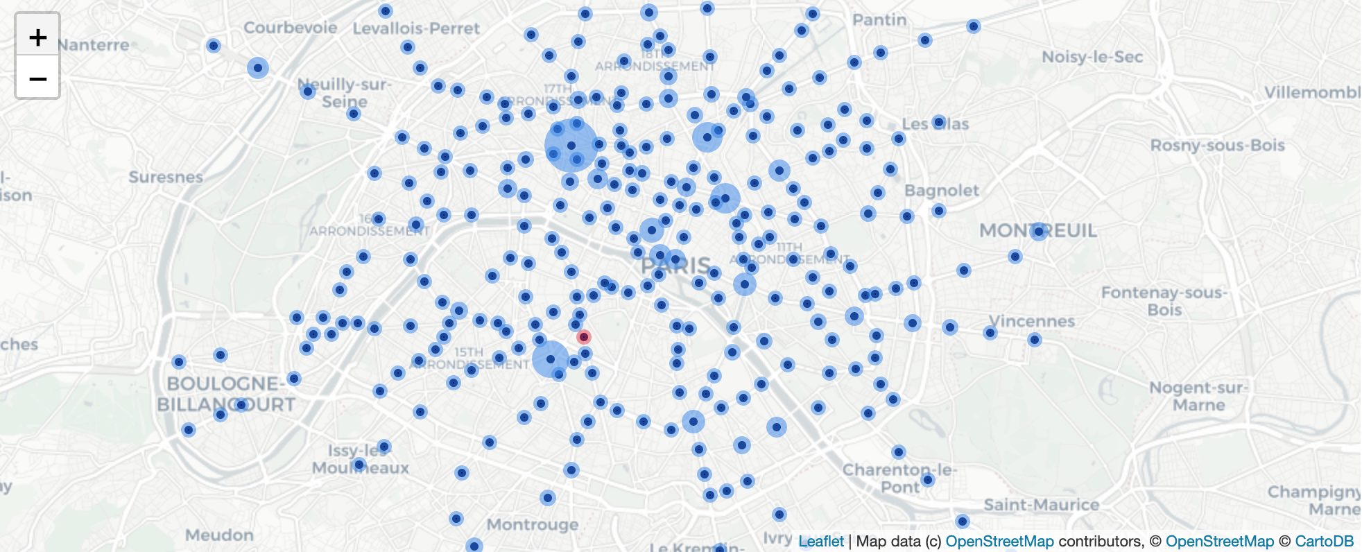 Traffic visualization with iPyLeaflet