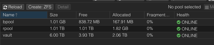 ZFS Page