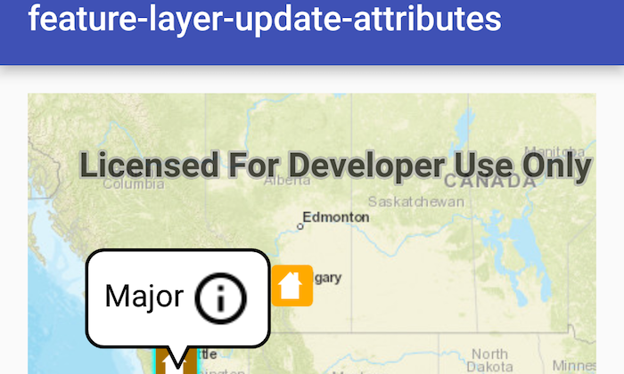 Feature Layer Update Attributes App