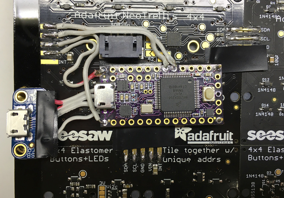 <teensy with usb breakout>