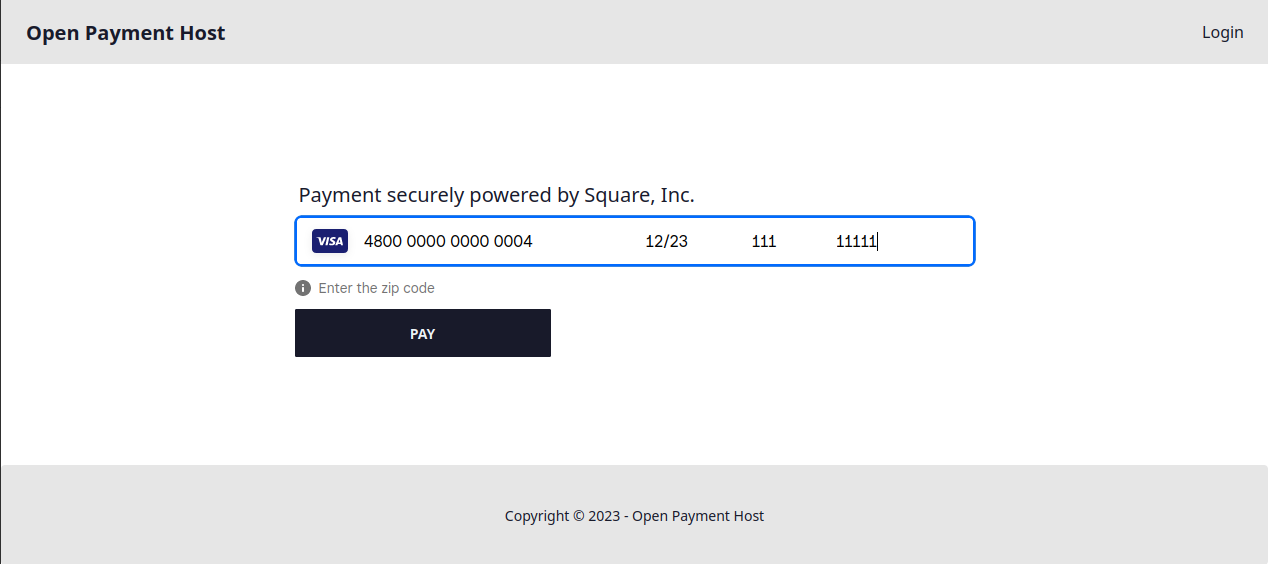 Square web sdk