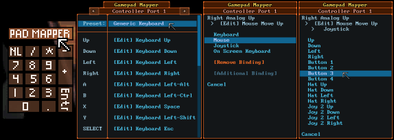 Gamepad mapper