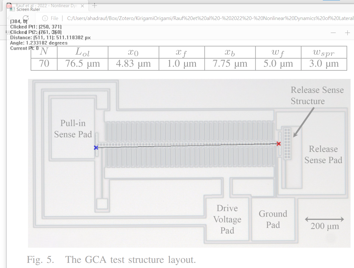 Demonstration using Screen Ruler for Windows