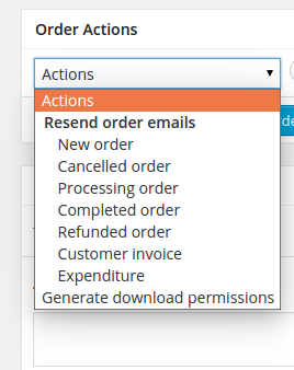 WooCommerce Order action with custom email