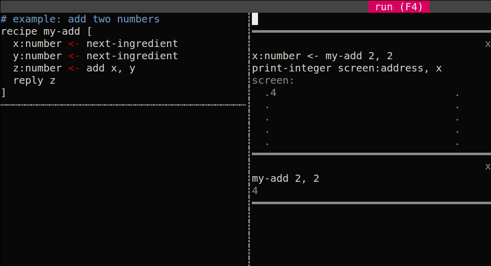 programming environment