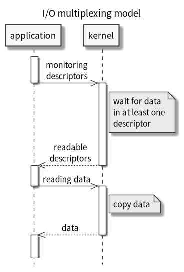 I/O multiplexing model