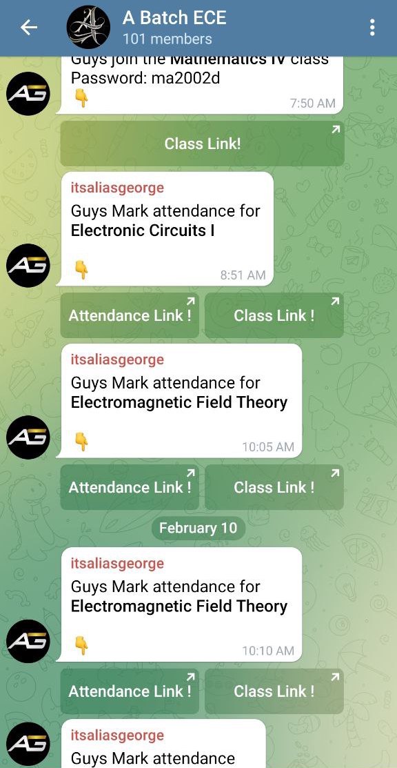 Attendance Reminders