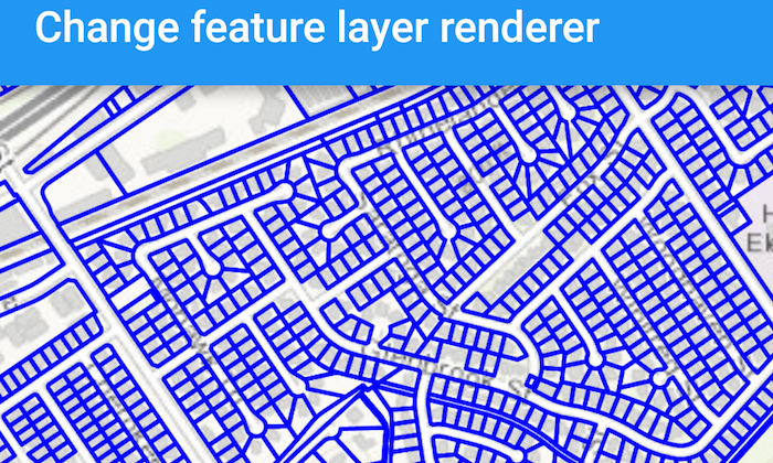 Change FeatureLayer Renderer