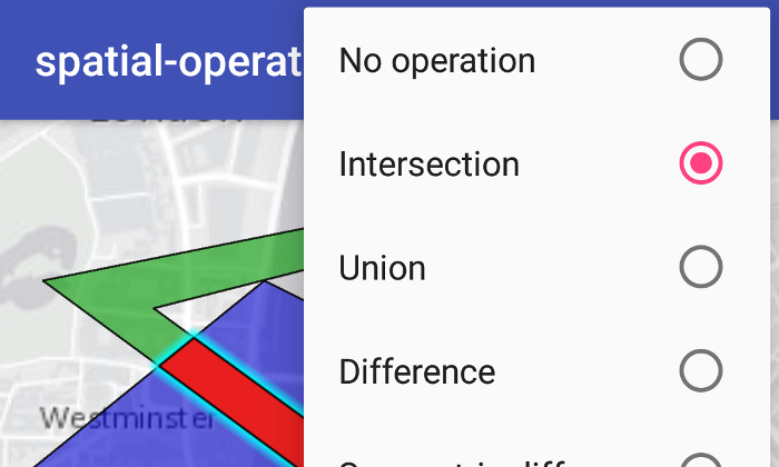 Spatial Operations App