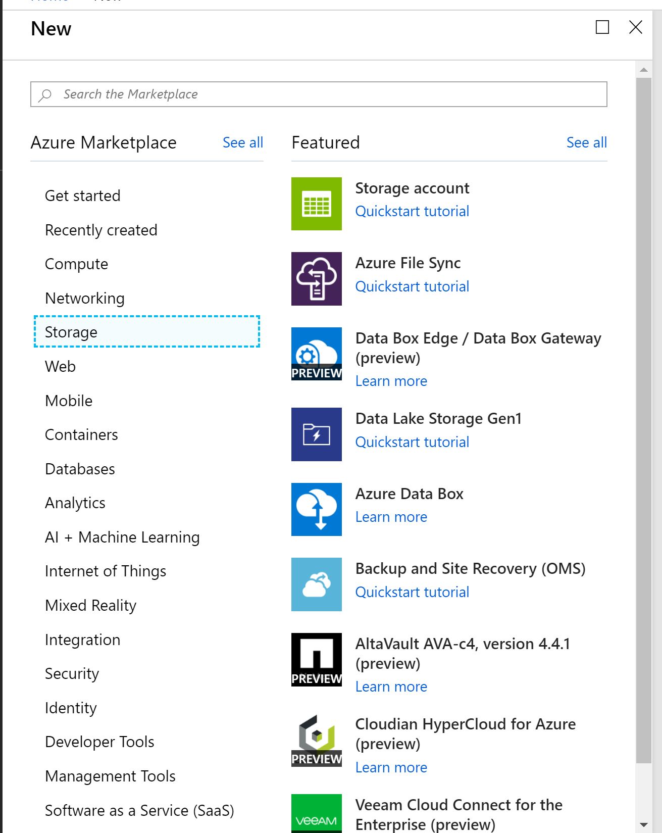 Azure Storage Account