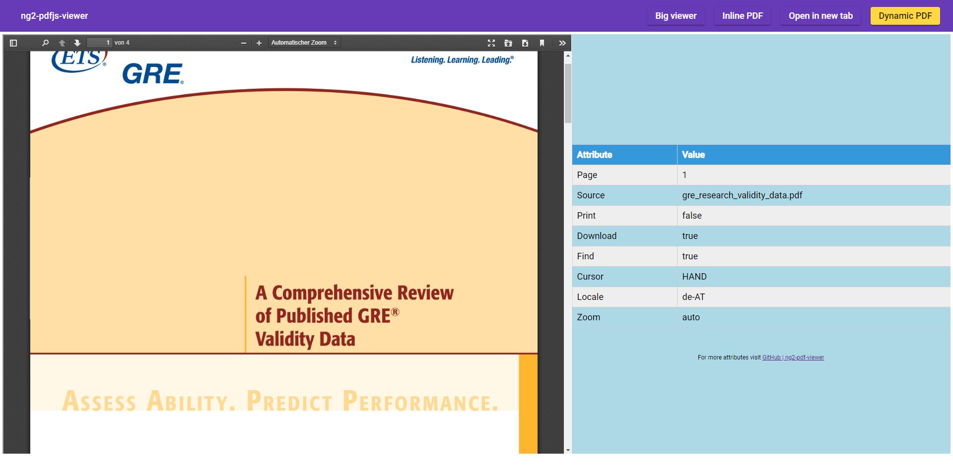 angular 8 pdfjs viewer embedded