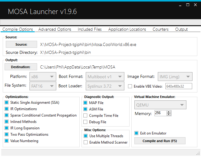 MOSA Launcher