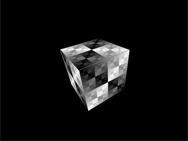 Textured cube