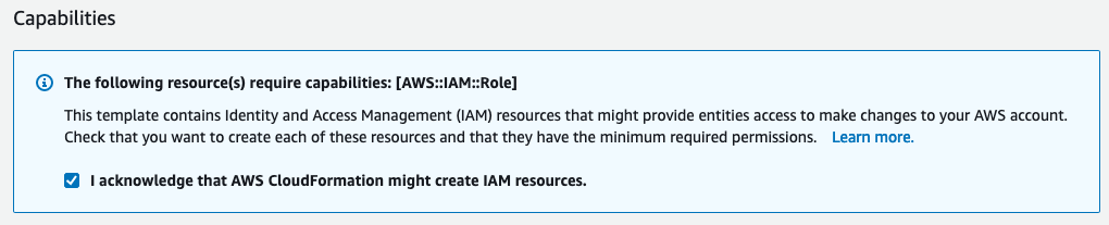 capabilities checkbox