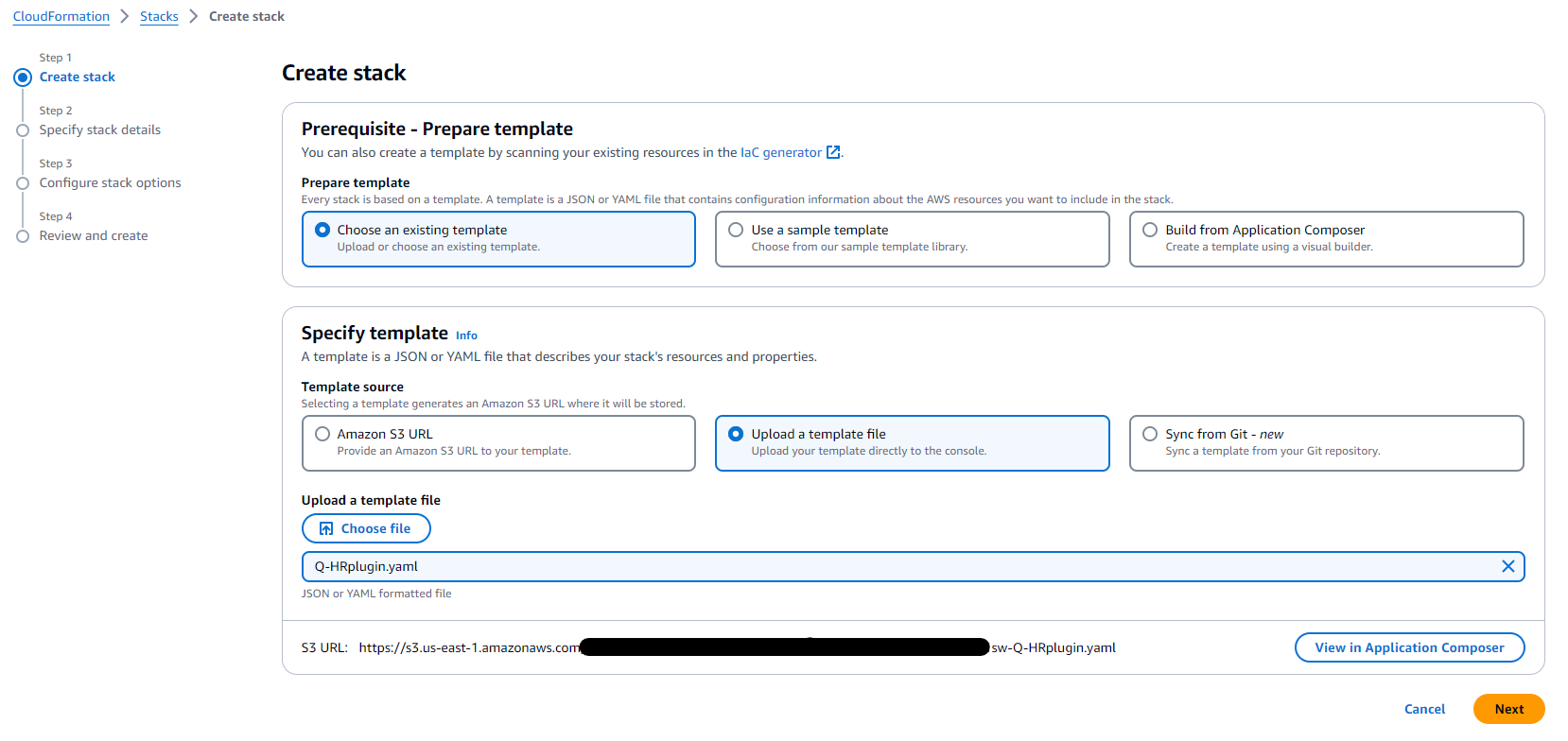 Plugin Creation CFN