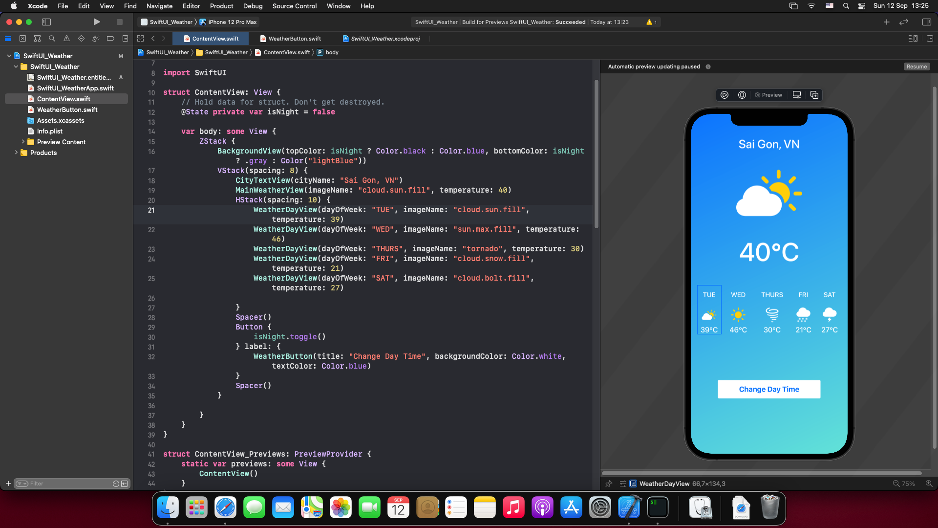 A SwiftUI App