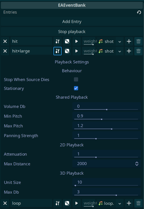 settings editor