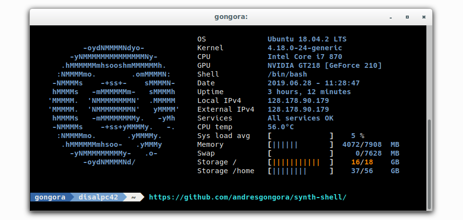 Example with status.sh and fancy-bash-prompt.sh