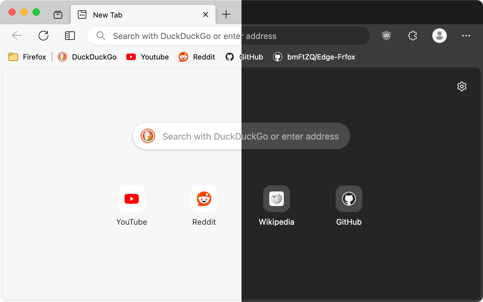 Edge-Frfox theme thumbail screenshot.