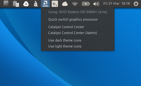 AMD ATI/Intel Indicator screenshot